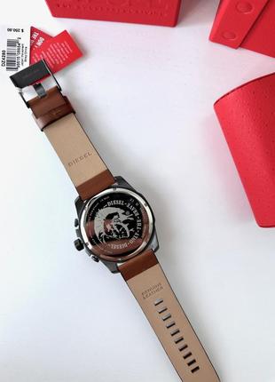 Diesel mega chief chronograph watch dz4280 мужские наручные брендовые часы хронограф дизель оригинал на подарок мужу подарок парню8 фото