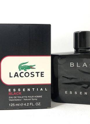 Мужской парфюм lacoste essential black100 ml