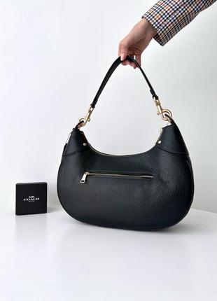 Жіноча брендова шкіряна сумка coach mara hobo bag оригінал сумочка кроссбоді хобо коач коуч шкіра на подарунок дружині подарунок дівчині6 фото
