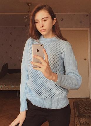 Свитер джемпер ручной вязки