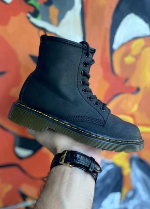 Dr.martens сапожки полуботинки 31 размер детские кожаные чёрные оригинал