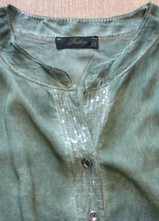 Блуза с удлиненной спинкой "today" 48-50-52 р    италия8 фото