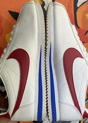 Nike кроссовки 40 размер кожаные белые хорошие оригинал8 фото