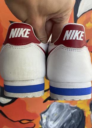 Nike кроссовки 40 размер кожаные белые хорошие оригинал6 фото