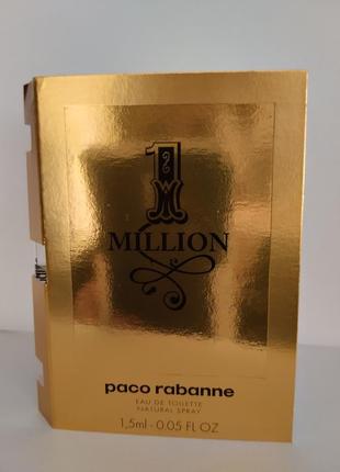 Paco rabanne one million 1,5мл2 фото