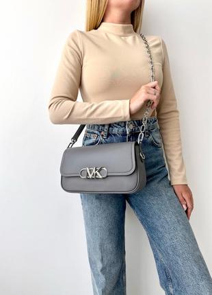 Жіноча сумка michael kors parker medium shoulder bag оригінал сумочка кросбоді майкл мішель корс на подарунок дружині дівчині4 фото