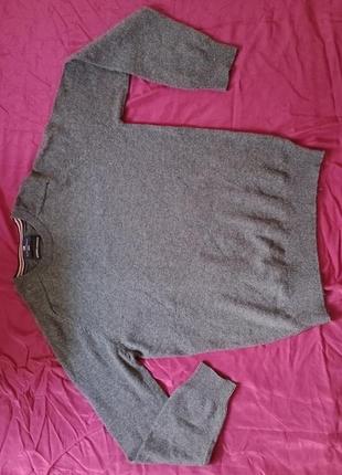 Теплый свитер джампер шерсть шерстяной брендовый8 фото