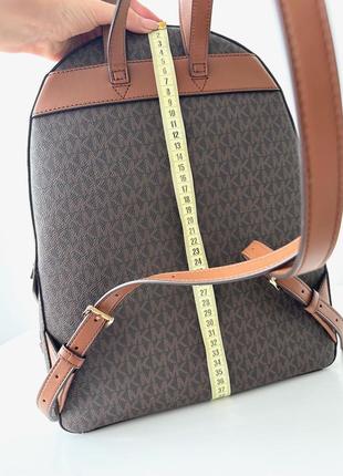 Michael kors jaycee large backpack женский брендовый кожаный рюкзак рюкзачек майкл корс оригинал мишель кожа на подарок жене подарок девушке6 фото