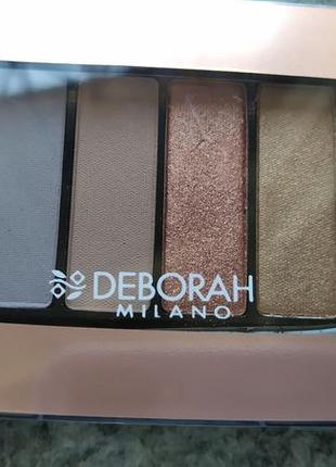 Палетка тіней deborah color moods palette ombretti - 02 daylight