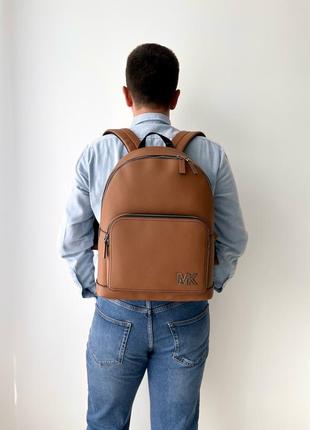 Michael kors cooper backpack мужской брендовый кожаный рюкзак майкл корс оригинал мишель кожа на подарок мужу подарок парню3 фото
