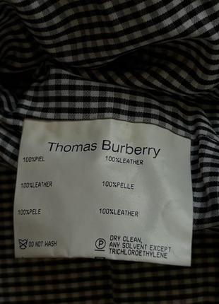 Шкіряна куртка thomas burberry, оригінал,2 фото