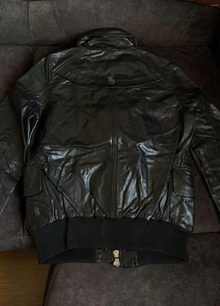 Шкіряна куртка thomas burberry, оригінал,4 фото