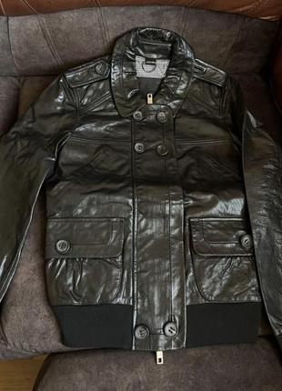 Шкіряна куртка thomas burberry, оригінал,1 фото