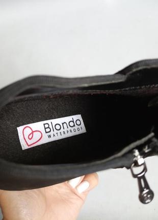 Кожаные сапожки blondo waterproof7 фото