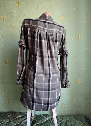 Рубашка. рубашка в клетку. рубашка. m. 385 фото