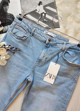 Расклешенные джинсы от zara, 44р, оригинал8 фото