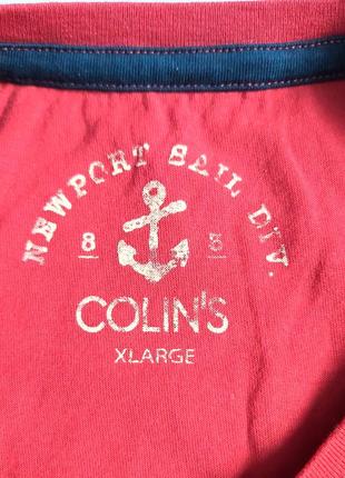 Футболка мужская colin's xlкрасная3 фото