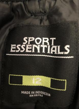 Чорні утеплені водонепроникні зимові штани sport essentials8 фото