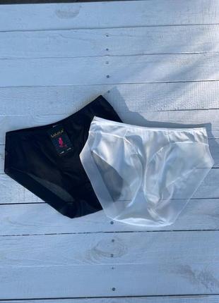 Трусы бесшовные большие размеры микрофибра сетка