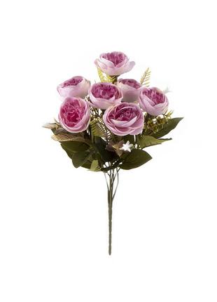 Декоративные цветы "пионовидные розы" фиолетовые1 фото