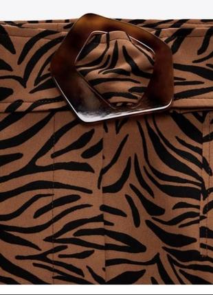 Тигровая юбка zara3 фото