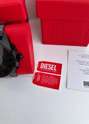 Diesel mega chief chronograph watch dz4355 чоловічий брендовий наручний годинник хронограф дізель оригінал на подарунок чоловіку подарунок хлопцю8 фото