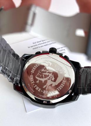 Diesel mega chief chronograph watch dz4355 чоловічий брендовий наручний годинник хронограф дізель оригінал на подарунок чоловіку подарунок хлопцю7 фото