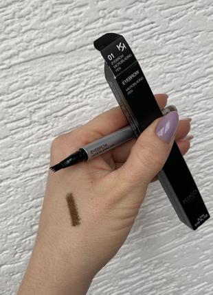 , ручка карандаш для микроблейдинга бровей eyebrow microblading pen kiko milano4 фото