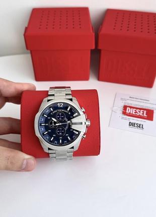 Diesel mega chief chronograph watch dz4417 чоловічий брендовий наручний годинник дізель оригінал на подарунок чоловіку подарунок хлопцю1 фото