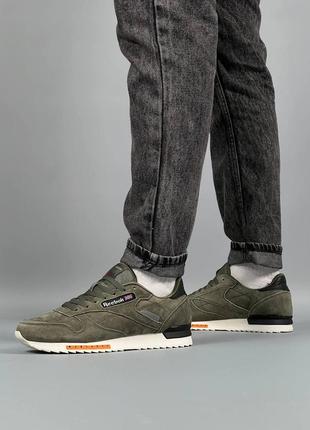 Мужские кроссовки  reebok classic khaki