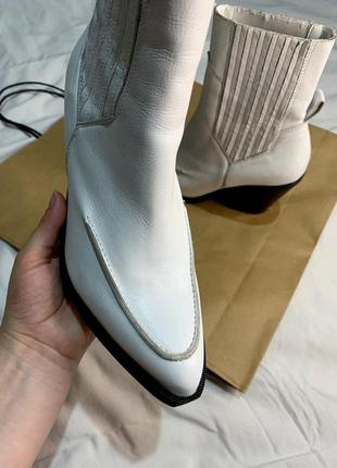 Красивые кожаные ботиночки,казаки,женская обувь на осень mango4 фото