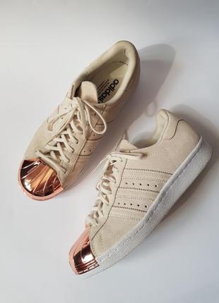 Стильні кросівки adidas superstar 80s metal toe, кросівки adidas оригінал, кросівки 40 розмір1 фото