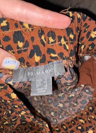 Леопардовые штаны женские xs-s4 фото