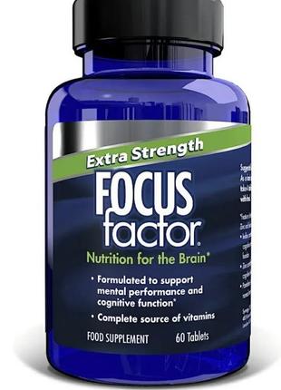 Focus factor brain nutrition cognitive function zinc iodine pantotheni1 фото