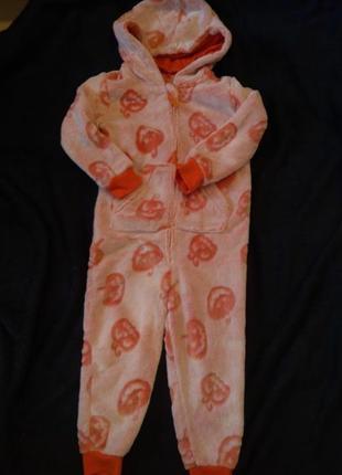 Флісова,плюшева піжамка кігурумі на дівчинку,george1 фото