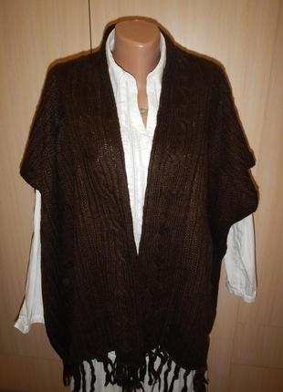 Пончо накидка кардиган  f&f р. 20
