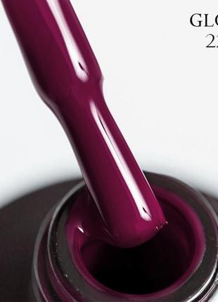 Гель-лак gloss 227 (темно-пурпурний), 11 мл
