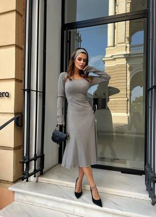 Сукня зі шнурівкою на спині та пов'язкою💐