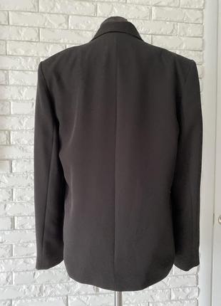 Красивый пиджак черный двубортный 14 хл2 фото