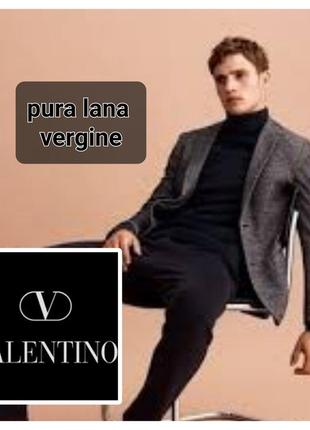 Valentino шерсть статусный стильный пиджак премиум классуса