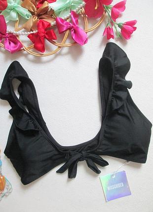 Шикарный черный верх лиф топ от купальника missguided 🌺💜🌺