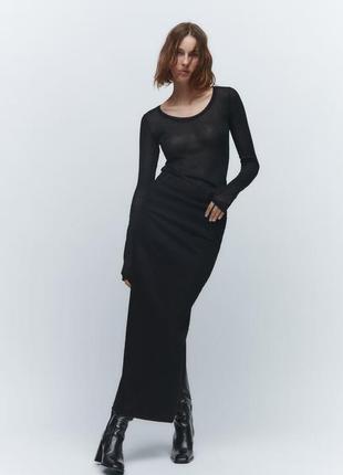 Контурная  юбка от zara