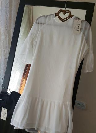 Легкое белое платье от na-kd3 фото