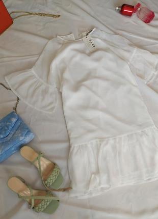 Легкое белое платье от na-kd5 фото