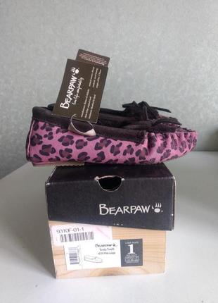 Теплі туфлі фірми bearpaw 32розмір