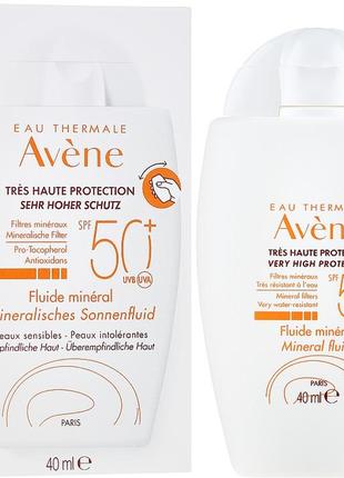 Минеральный флюид аvene spf1 фото