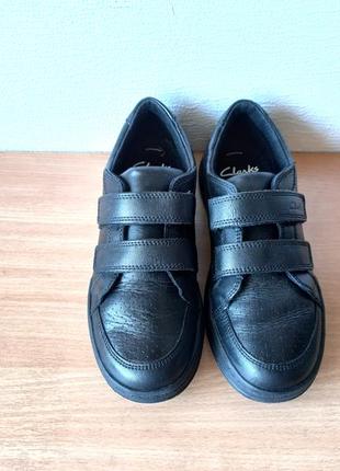 Стильные кожаные кроссовки туфли clarks 34 р. стелька 22 см