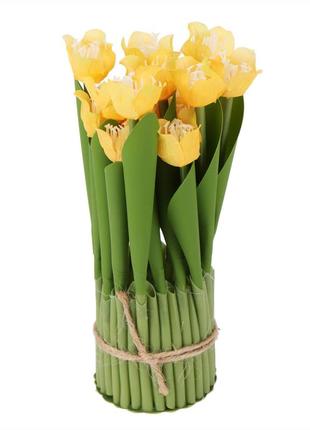 Букет тюльпанів, жовті1 фото