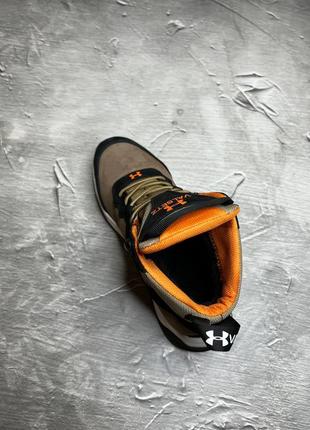 Супер стильные бежевые зимние мужские ботинки,на шерстовой подкладке,нубук+мех,человещая обувь8 фото