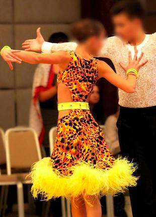 Сукня плаття для бальних танців латина2 фото